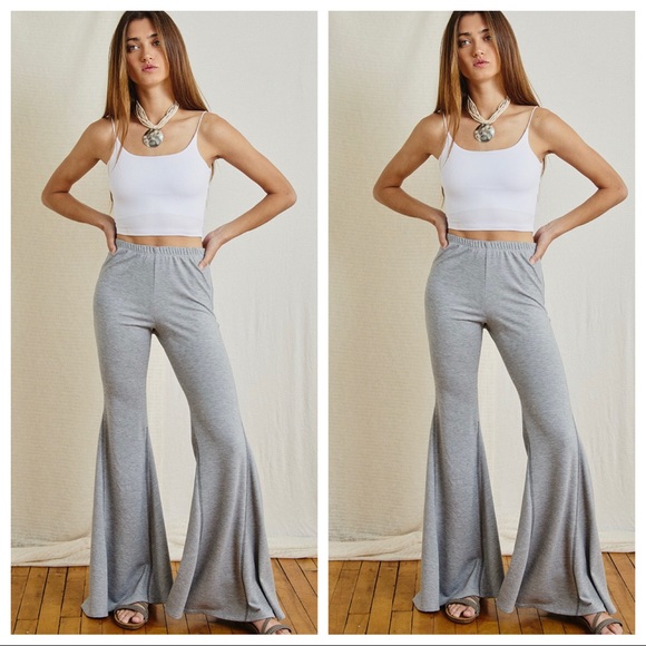 Hottest Style! High waist flare pants - Picture 3 of 4